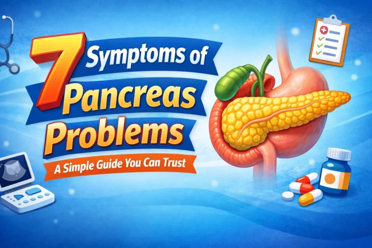 7 symptoms of pancreas problems