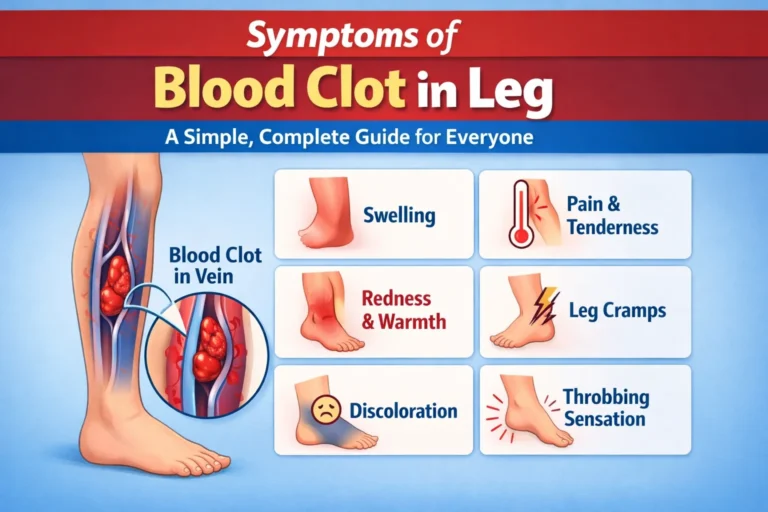 symptoms of blood clot in leg