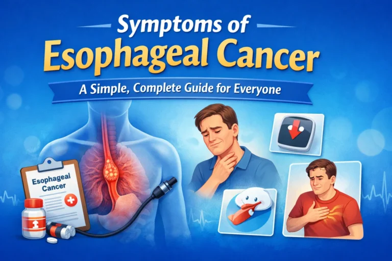 symptoms of esophageal cancer
