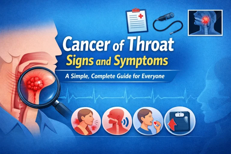 cancer of throat signs and symptoms