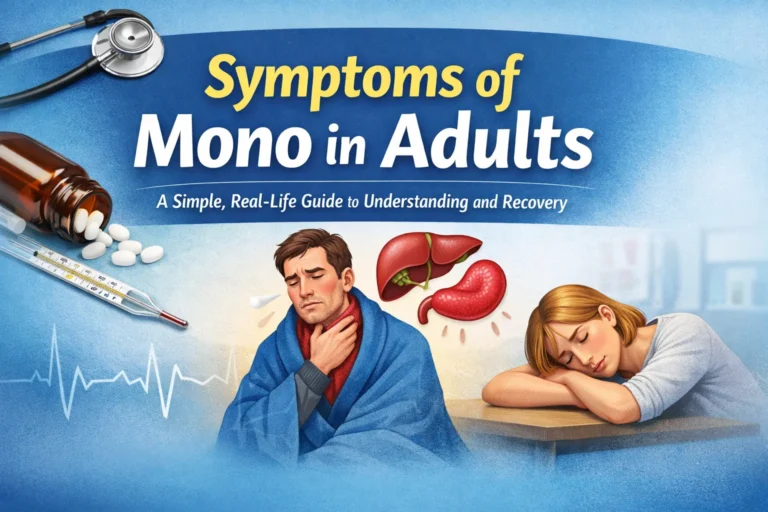 symptoms of mono in adults