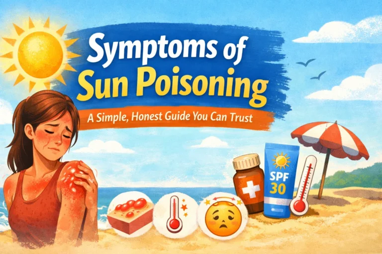 symptoms of sun poisoning