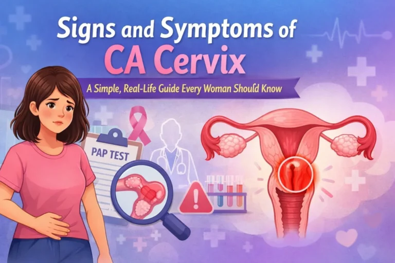 sign and symptoms of ca cervix