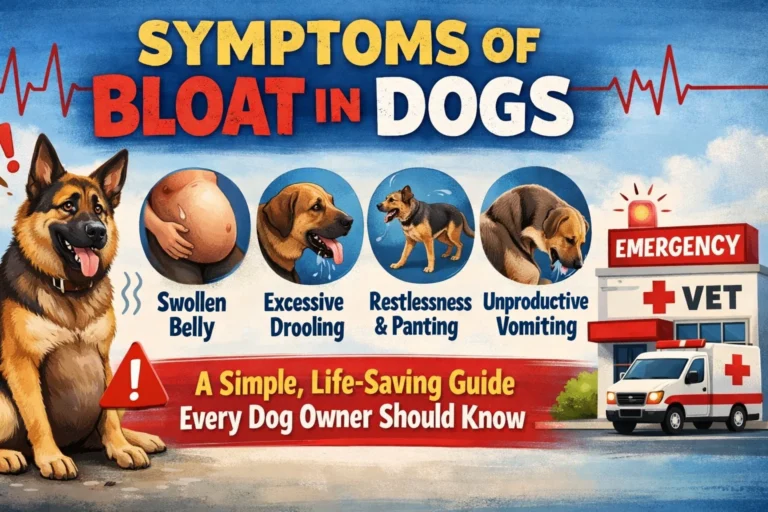 symptoms of bloat in dogs