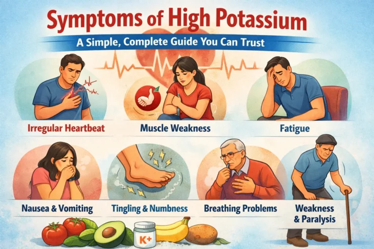 symptoms of high potassium