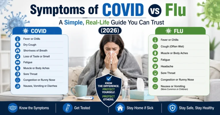 symptoms of covid vs flu