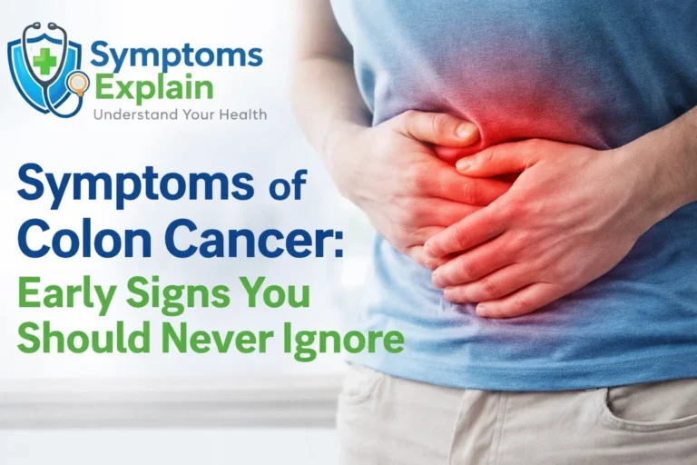 Symptoms of Colon Cancer: Early Signs You Should Never Ignore Symptoms of Colon Cancer