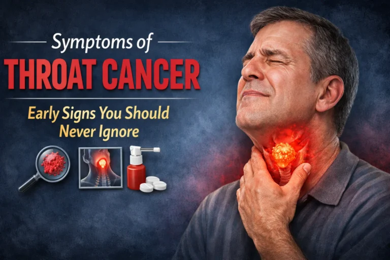 symptoms of throat cancer