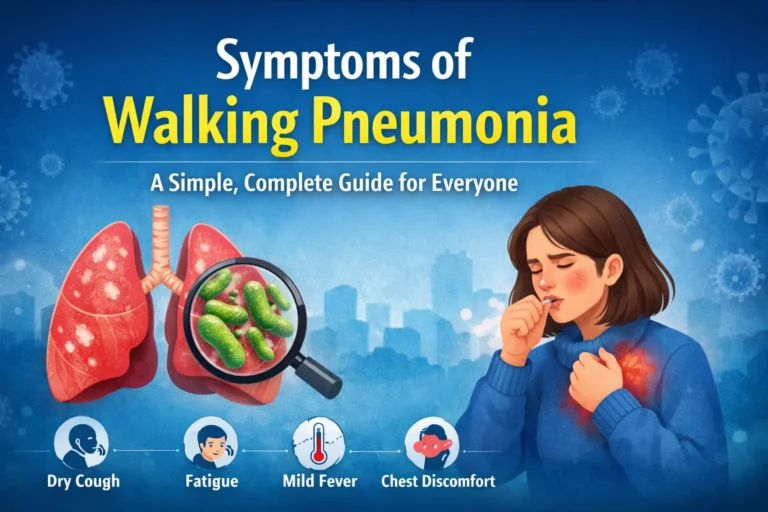 symptoms of walking pneumonia