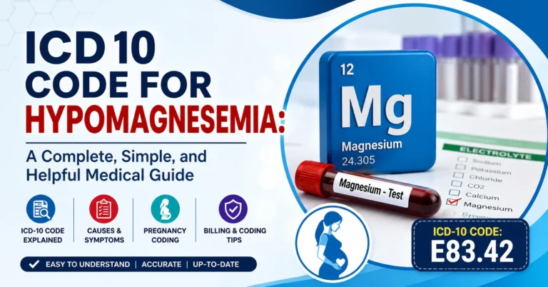 ICD 10 Code for Hypomagnesemia: A Complete, Simple, and Helpful Medical Guide icd 10 code for hypomagnesemia